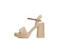 Tommy Hilfiger: Blockabsatz-Plateau-Sandalette mit verstellbarer Schnalle
