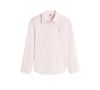 Tommy Hilfiger Regular Fit Hemdbluse aus Baumwoll-Mix in Rosa, Größe 42