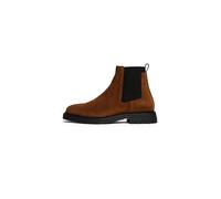 Tommy Hilfiger Herren Chelsea Boots Comfort aus Wildleder, Braun (Coconut Grove), 42