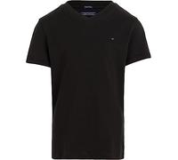 Tommy Hilfiger BOYS BASIC VN KNIT S/S Kurzarm Strickoberteile Jungen, Schwarz (Meteorite), 80