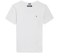 Tommy Hilfiger BOYS BASIC VN KNIT S/S Kurzarm Strickoberteile Jungen, Weiß (Bright White), 152