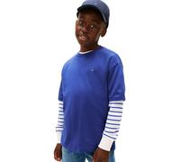 Tommy Hilfiger Boy's Essential Archive FIT Tee SS KB0KB09646 Other Tops, Blau (Majesty Blue), 12 Jahre, Blau (Majesty Blue), 12 Jahre