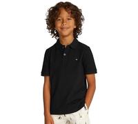 Tommy Hilfiger Boy's Flag Polo SS KB0KB09103 S/S Polo, Schwarz (Black), 4 Jahre, Schwarz (Schwarz), 4 Jahre