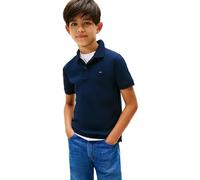 Tommy Hilfiger Boy's Interlock RWB Polo Ss KB0KB10007 Polos, Blau (Dark Night Navy), 14 Jahre