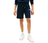 Tommy Hilfiger Kids Regular Fit Sweatshorts aus Baumwoll-Mix in Marine, Größe 122