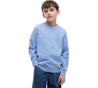 Tommy Hilfiger Boy's Outline Flag Graphic T-Shirt Ss KB0KB10590 S/S T-Shirt, Weiß (Weiß), 16 Jahre