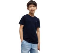 Tommy Hilfiger Boy's Team Tommy Graphic T-Shirt Ss KB0KB10591 S/S T-Shirt, Blau (Dark Night Navy), 16 Jahre