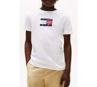 Tommy Hilfiger Boys Tommy Script Flag Sweater White Größe: 16 | T-Shirts Outlet | kids | Weiß