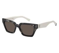 Tommy Hilfiger Brille TH 2101/S Größe 52-19 mm Schwarz Weiß Havana