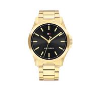 Tommy Hilfiger Bruce Herren-Armbanduhr mit Analog-Quarzwerk und goldfarbenem Edelstahlarmband - 1792241