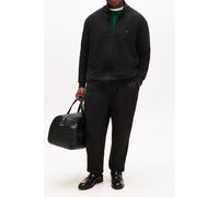 Cardigan TOMMY HILFIGER BIG & TALL "BT-PIMA ORG CTN CASHMERE ZTHRU-B" Gr. 4XL, schwarz (black) Herren Strickjacken (99527235-4XL) black