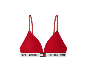 TOMMY HILFIGER Bustier Padded Triangle BH red rot | M