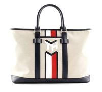 TOMMY HILFIGER Casual Canvas Tote Light Stone