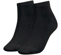 Tommy Hilfiger Damen TH WOMEN CASUAL SHORT SOCK 2P Freizeitsocken,2er Pack|#2per pack Schwarz (black 200),39/42