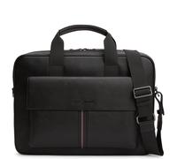 Tommy Hilfiger Herren Laptoptasche Central mit abnehmbarem Schultergurt, Schwarz (Black), Einheitsgröße