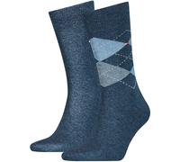 2er Pack TOMMY HILFIGER Check Socken Herren 356 - jeans 47-49
