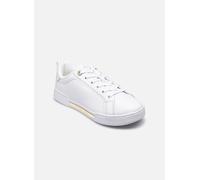 Tommy Hilfiger Damen Court Sneaker Chique aus Leder, Weiß (White), 37