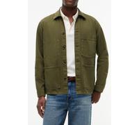 Tommy Hilfiger Herren Hemdjacke Chore Jacket aus Baumwolle, Grün (Dark Artichoke), L