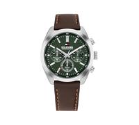 Tommy Hilfiger Chronograph Quarz Uhr für Herren mit Dunkel-Braunes Lederarmband - 1710719