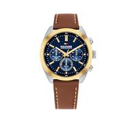 Tommy Hilfiger Chronograph Quarz Uhr für Herren mit Hell-Braunes Lederarmband - 1710720