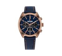 Tommy Hilfiger Chronograph Quarz Uhr für Herren mit Marinblaues Lederarmband - 1710721