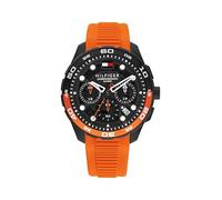 Tommy Hilfiger Chronographen-Quarzuhr mit Kalender für Herren mit Oranges Silikonarmband - 1792234