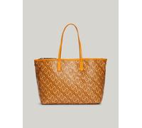TOMMY HILFIGER - Cityshopper Monoplay Leather Tote Mono Rich Ochre