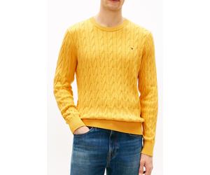 Tommy Hilfiger Classic Cotton Cable Morning Side Yellow Heather Größe: S | Pullover Outlet | Herren | Gelb