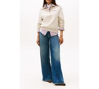 Tommy Hilfiger Classic Script Fleece Heather Oatmilk Größe: L | Pullover Outlet | Damen
