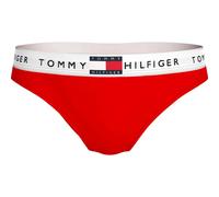 Bikinislip "CLASSIC BIKINI", Damen, Gr. XL (42/44), rot (primary rot), Jersey, Obermaterial: 90% Baumwolle, 10% Elasthan, TOMMY HILFIGER UNDERWEAR, kontrastfarbene Details, unifarben, körpernah, Unter