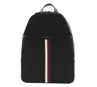 TOMMY HILFIGER Coated Canvas Backpack Black