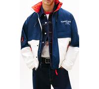 Tommy Hilfiger Colorblock Windbreaker Dark Night Navy/multi Größe: XL | Bomberjacken Outlet | Herren | Schwarz