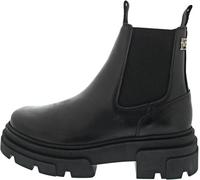 Chelseaboots TOMMY HILFIGER "COMBAT LEATHER LOW CHELSEA" Gr. 38, schwarz Damen Schuhe (38116907-38) schwarz