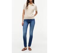 Skinny-fit-Jeans TOMMY HILFIGER "COMO SKINNY KATY RW", Damen, Gr. 30, Länge 32, katy mid, Denim/Jeans, Obermaterial: 78% Baumwolle, 12% Lyocell, 7% Elastomultiester, 3% Elasthan, unifarben, skinny fit