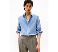 Tommy Hilfiger Cordhemd Herren Regular Fit Baumwolle hellblau, XXL