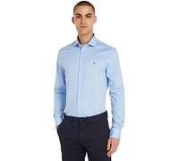 Tommy Hilfiger CORE CL FLEX POPLIN SF SHIRT Hemden Herren, Blau (Custom Color Light Blue), 38