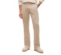 Chinohose TOMMY HILFIGER "CORE DENTON ESSENTIAL", Herren, Gr. 31, Länge 36, batique khaki, Twill, Obermaterial: 97% Baumwolle, 3% Elasthan, unifarben, gerade normal, Hosen Chinohose, Straight Fit, Bau