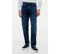 Straight-Jeans TOMMY HILFIGER "CORE HARLEM", Herren, Gr. 33, Länge 30, blau (royal blau), Denim/Jeans, Obermaterial: 99% Baumwolle, 1% Elasthan, Jeans (65302512-33) royal blau