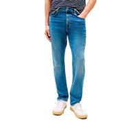 Straight-Jeans TOMMY HILFIGER "CORE HARLEM", Herren, Gr. 32, Länge 30, blau (stone blau), Denim/Jeans, Obermaterial: 99% Baumwolle, 1% Elasthan, Jeans Straight-Jeans (33348308-32) stone blau