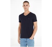 Tommy Hilfiger Core Stretch Slim Fit T-Shirt V-Ausschnitt marine, Einfarbig