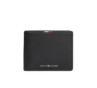 Tommy Hilfiger - Corporate Bifold-Kartenbrieftasche aus Leder schwarz - Gr. - OS