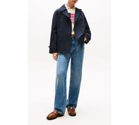 Tommy Hilfiger Damen Trenchcoat Cotton Short Kurz, Blau (Desert Sky), 34