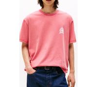 Tommy Hilfiger Crest Play Tee Vintage Cerise Größe: XL | Basic T-Shirts Outlet | Herren | Rosa