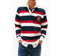 Tommy Hilfiger Crest Striped Rugby Ecru/multi Größe: M | Poloshirts Outlet | Herren | Braun
