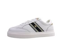 Tommy Hilfiger Damen Cupsole Sneaker Chic Webbing aus Leder, Weiß (White), 38