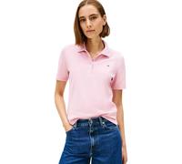 Tommy Hilfiger Damen 1985 REG Pique Polo SS WW0WW43224 S/S Polo, Pink (Bonita Pink), S, Rosa (Bonita Pink), S