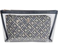 Tommy Hilfiger Damen 2er Pack Kulturbeutel Icon Mehrteilig, Mehrfarbig (Blue Mono), Einheitsgröße