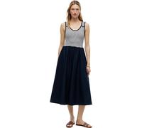 Tommy Hilfiger Damen 5x2 Rib Mix Media Dress Ww0ww49939 Ausgestelltes Kleid (1er Pack)