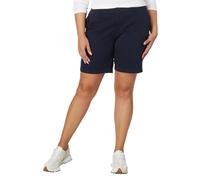 Tommy Hilfiger Damen 9" Hollywood Chino Lässige Shorts, Marineblau, 42 (2er Pack)