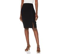 Tommy Hilfiger Damen Side Slit Pencil Skirt Strickrock, schwarz, 44
